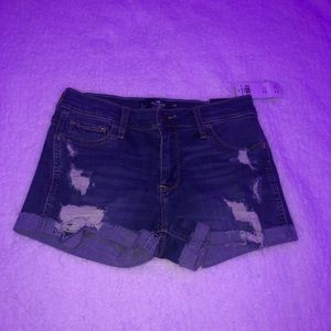 hollister jean shorts